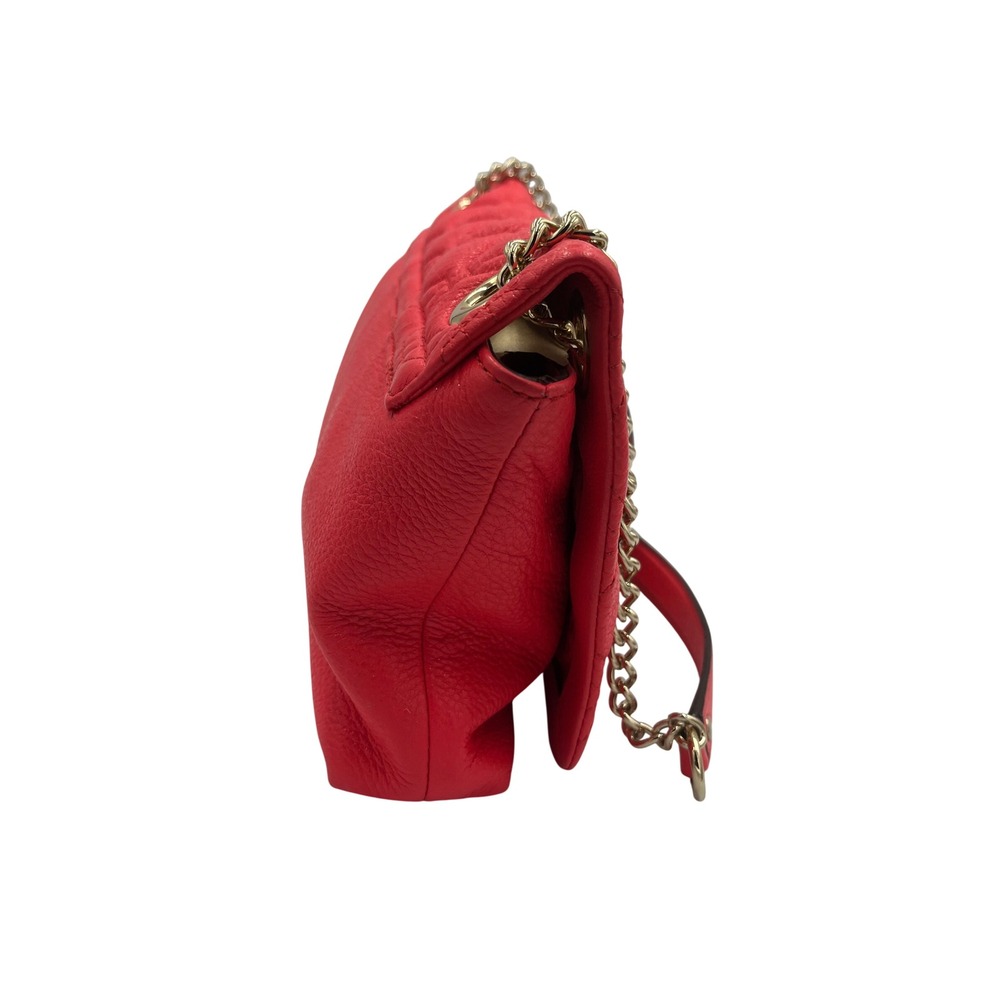 Kate Spade Emerson Place Rita Red Quilted Leather Shoulder Bag Turnlock 1ZCR9X - Picture 4 of 8
